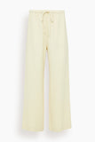 Toteme Pants Woven Stripe Drawstring Trousers in Ecru Woven Stripe Drawstring Trousers in Ecru
