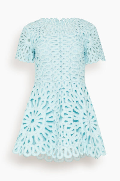 Emrys Mini Dress in Sky