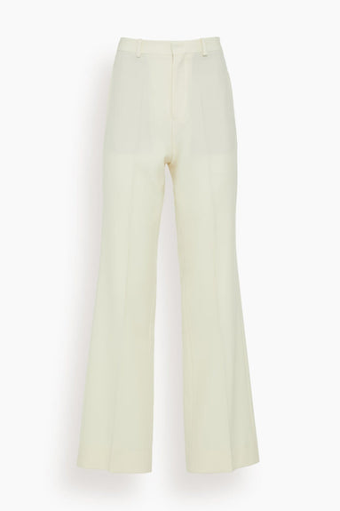 Bite Studios Pants Credo Wool Straight Trousers in Cream Bite Studios Credo Wool Straight Trousers in Cream