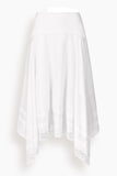 Staud Ainsley Skirt in Ivory