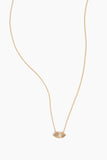 Dana Rebecca Necklaces Teddi Paige Fluted Evil Eye Necklace in 14k Yellow Gold Dana Rebecca Teddi Paige Fluted Evil Eye Necklace in 14k Yellow Gold