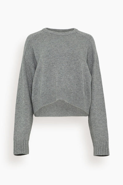 Bruzzi Oversized Sweater in Grey Melange