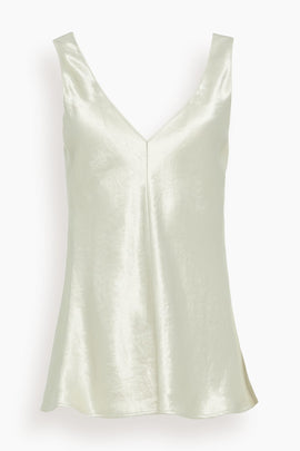 Deep V Tunic in Champagne