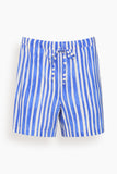 Lemlem Safia Shorts in Qeba Blue