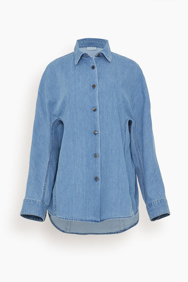 Dries Van Noten Tops Casio Denim Shirt in Light Blue