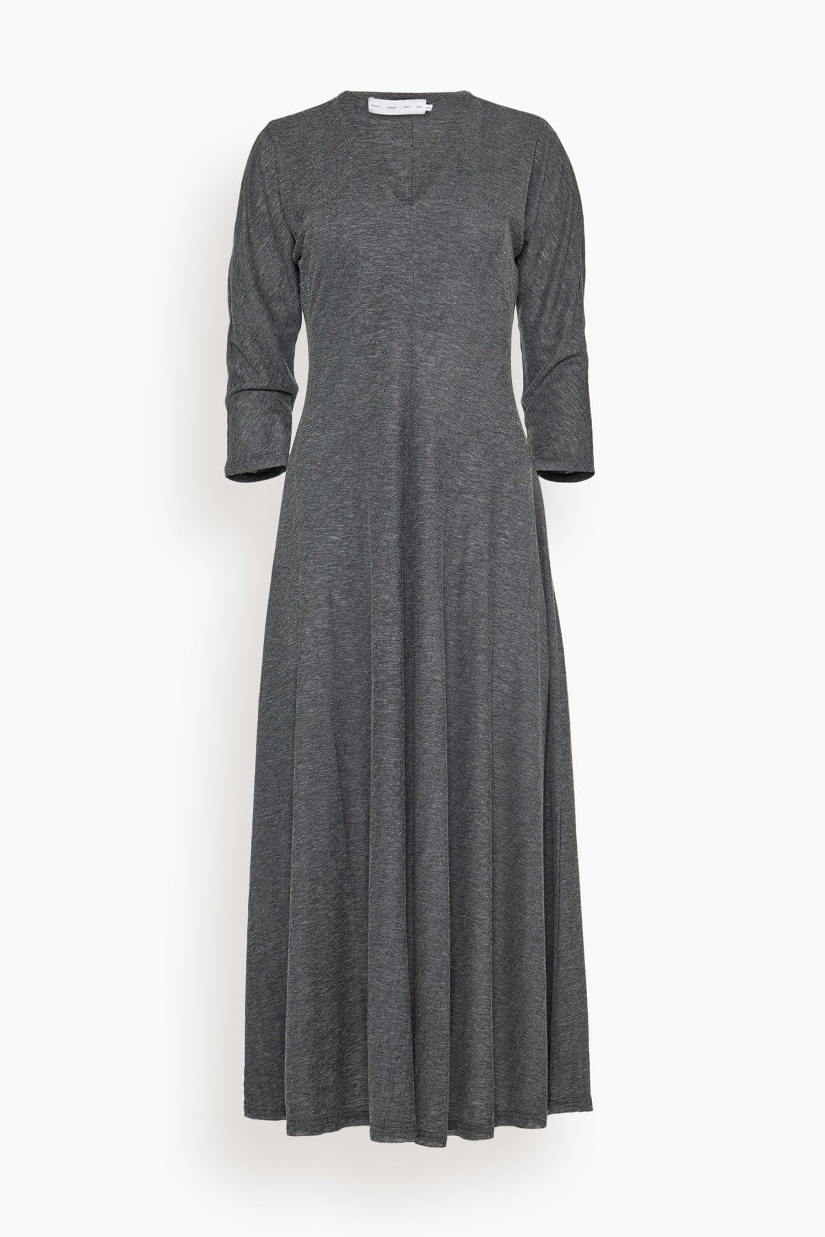 Livia Dress in Wool Jersey Coal Melange | Proenza Schouler White Label Official Site Livia Dress in Wool Jersey Coal Melange | Proenza Schouler White Label Official Site