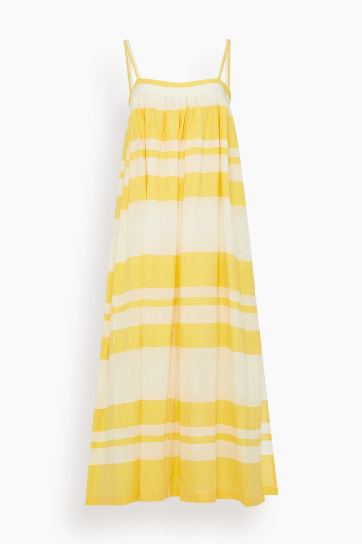 Lemlem Eda Slip Dress in Mezimuri Yellow