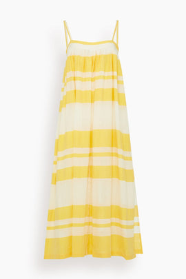 Eda Slip Dress in Mezimuri Yellow