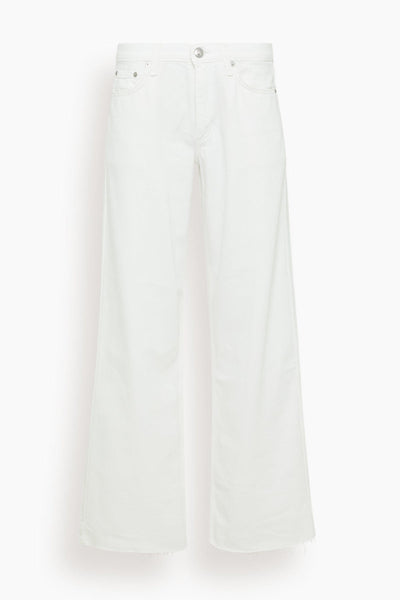 Saige Full Straight Jeans in White