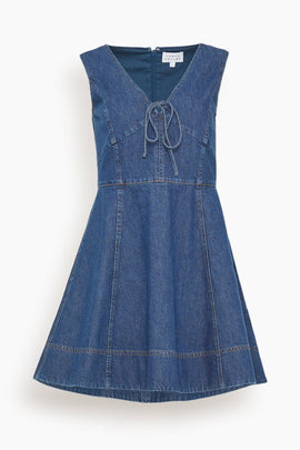 Nova Dress in Classic Indigo Blue