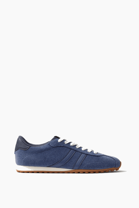 The Ivy Sneaker in ReVelvet Overcast Stripe