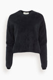 Lisa Yang Lexia Sweater in Black Brushed