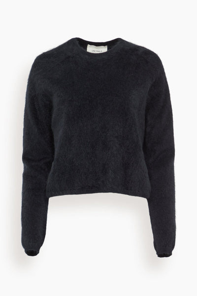 Lexia Sweater in Black Brushed