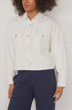 Xirena Jackets Leon Jacket in White Xirena Leon Jacket in White