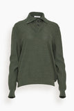 Lemaire Tops Trompe L'oeil Jumper in Ivy Green