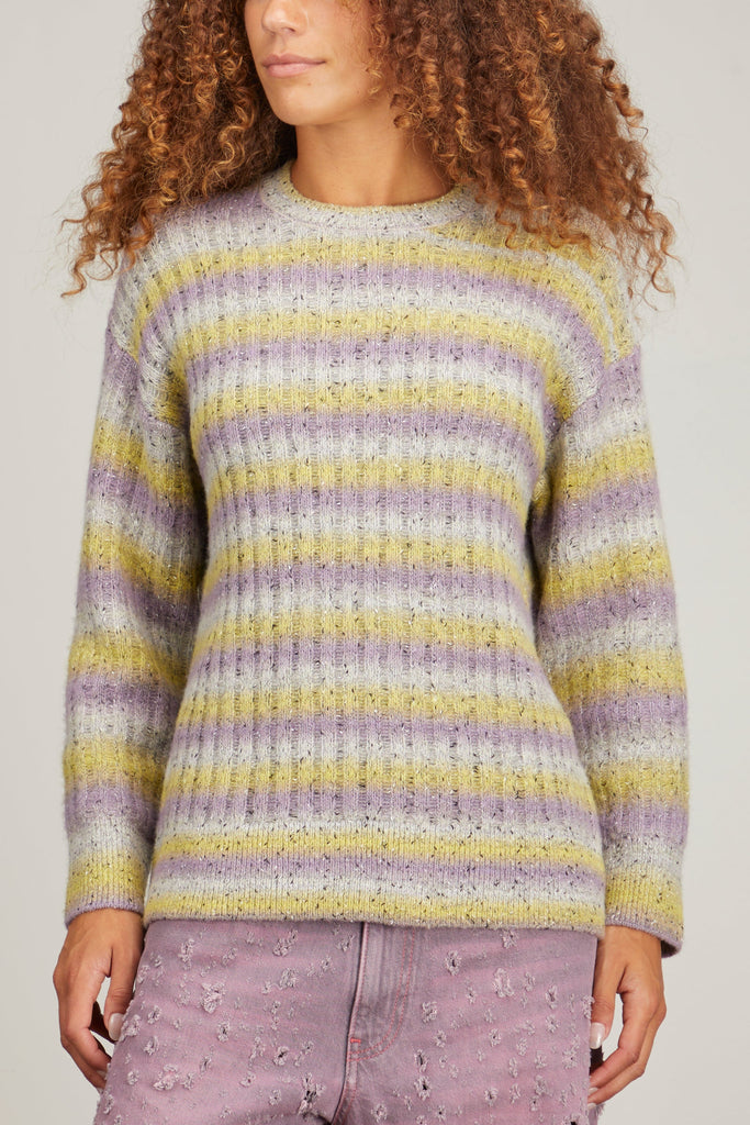 Samsoe Samsoe Jeni Crew Neck Sweater in Multicolor – Hampden Clothing