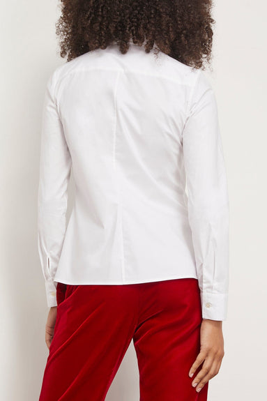 Rosetta Getty Tops Necktie Shirt in White Rosetta Getty Necktie Shirt in White