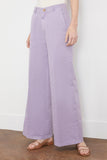 Forte Forte Pants Old Peach Gabardine Wide Leg Pants in Lavender Forte Forte Old Peach Gabardine Wide Leg Pants in Lavender