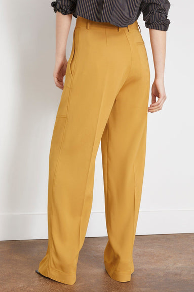 Forte Forte Pants Stretch Crepe Cady Cargo Pants in Honey Forte Forte Stretch Crepe Cady Cargo Pants in Honey