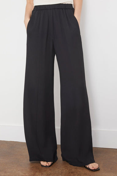 Forte Forte Pants Double Georgette Elasticated Pants in Nero Forte Forte Double Georgette Elasticated Pants in Nero