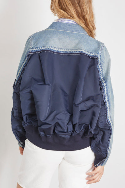 Sacai Jackets Denim Jacket in Light Blue Sacai Denim Jacket in Light Blue