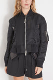 Sacai Jackets Nylon Twill Blouson in Black Sacai Nylon Twill Blouson in Black