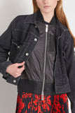 Sacai Jackets Denim Blouson in Black Sacai Denim Blouson in Black