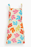Kitri Dresses Ivy Leaf Print Mini Dress in Multi Leaf