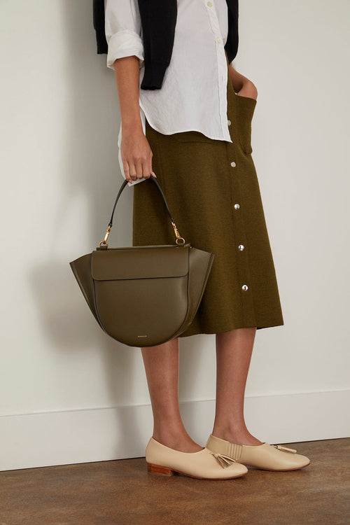 Wandler Top Handle Bags Hortensia Medium Bag in Camouflage Crust