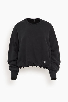 New York 13 Balloon Crewneck in Black