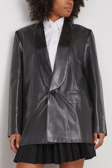 MM6 Maison Margiela Jackets Tuxedo Jacket in Black MM6 Maison Margiela Tuxedo Jacket in Black