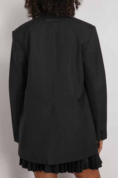 MM6 Maison Margiela Jackets Tuxedo Jacket in Black MM6 Maison Margiela Tuxedo Jacket in Black