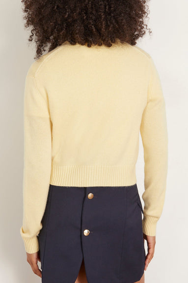 Lisa Yang Sweaters Marion Cardigan in Lemon Sorbet Lisa Yang Marion Cardigan in Lemon Sorbet