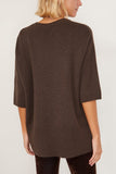 Lisa Yang Sweaters Camille Sweater in Wood Lisa Yang Camille Sweater in Wood