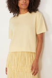 Lisa Yang Tops Cila T-Shirt in Lemon Sorbet Lisa Yang Cila T-Shirt in Lemon Sorbet