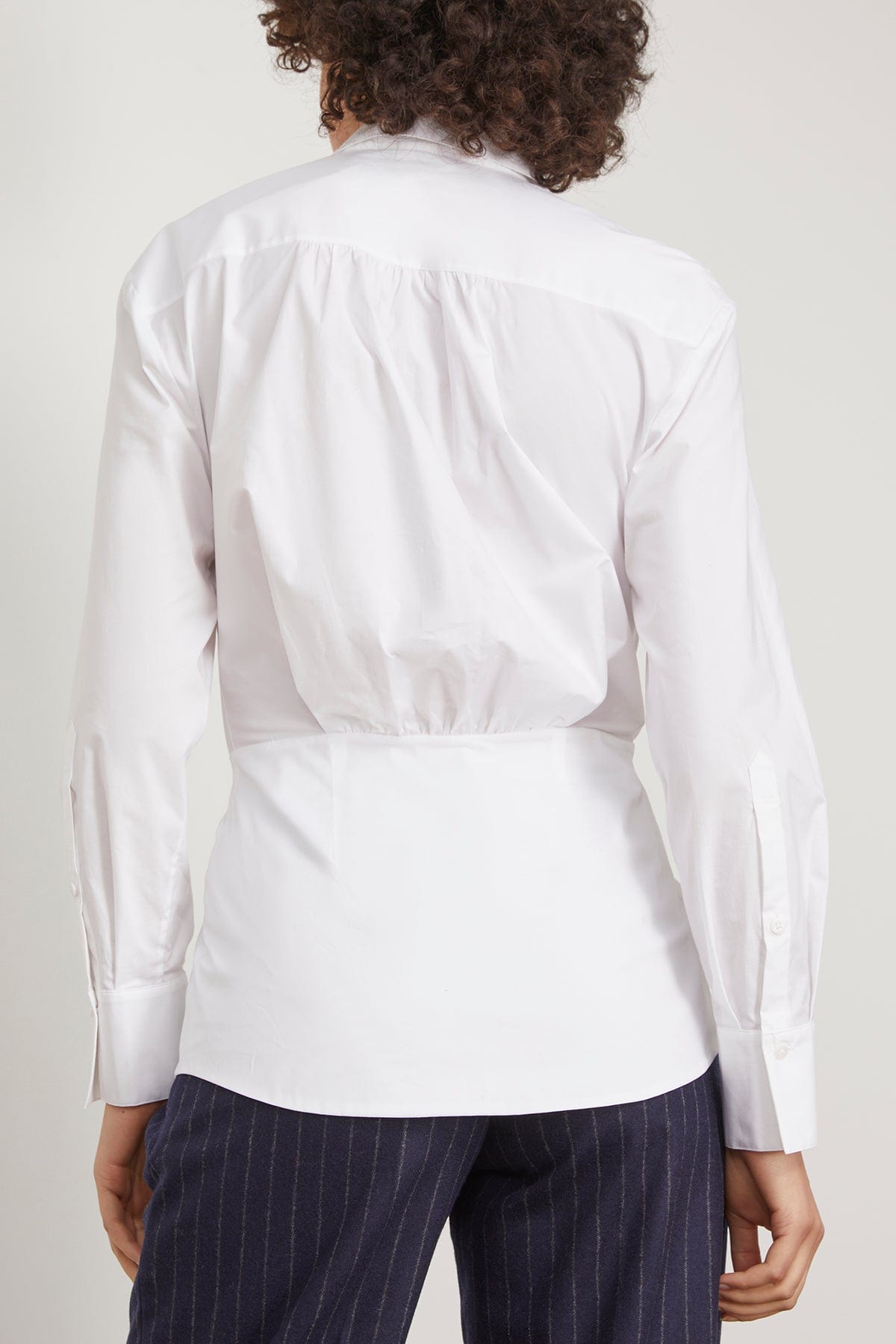 Dorothee Schumacher Tops Poplin Power Blouse in Pure White Dorothee Schumacher Poplin Power Blouse in Pure White