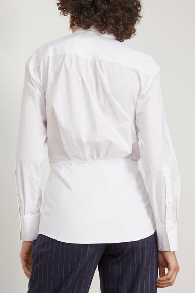 Dorothee Schumacher Tops Poplin Power Blouse in Pure White Dorothee Schumacher Poplin Power Blouse in Pure White