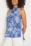 Proenza Schouler Tops Theda Top in Cobalt Multi Proenza Schouler Theda Top in Cobalt Multi