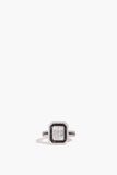 Stoned Fine Jewelry Jubilee Emerald Cut Illusion Ring in 14k White Gold