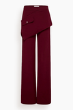 Mitch Pant in Bordeaux