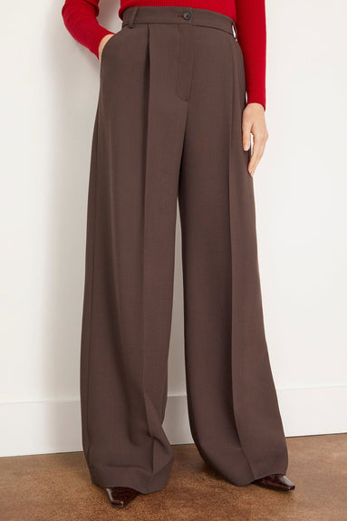 La Collection Pants Dalida Trouser in Chocolate La Collection Dalida Trouser in Chocolate