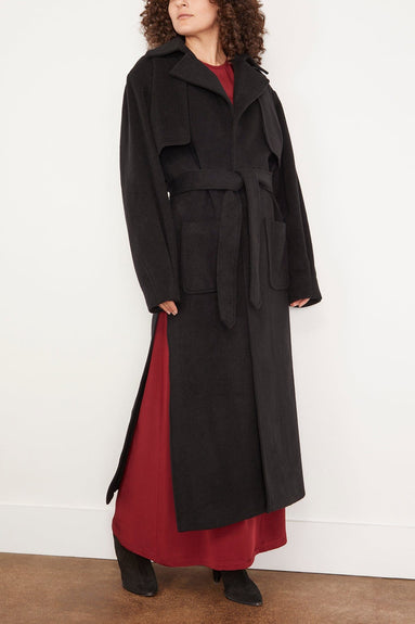 La Collection Coats Karin Coat in Black La Collection Karin Coat in Black