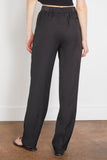 Loulou Studio Pants Takaroa Elastic Pant in Black