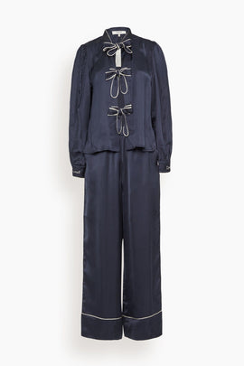 Marceline Sleepwear Pajama Set in Navy