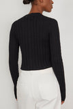 Loulou Studio Sweaters Adiro Cardigan in Black Loulou Studio Adiro Cardigan in Black