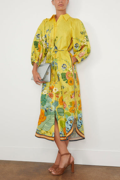 Alemais Casual Dresses Cresida Shirtdress in Yellow Alemais Cresida Shirtdress in Yellow