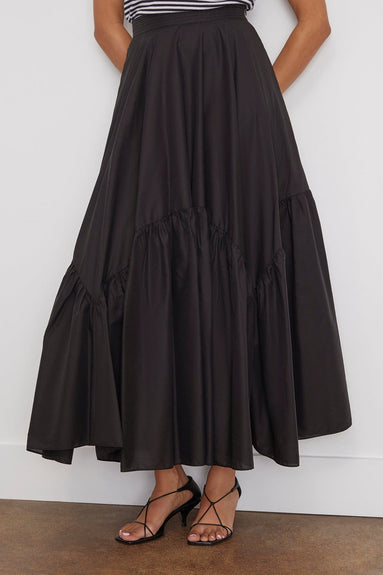 Vanessa Bruno Skirts Astree Skirt in Noir Vanessa Bruno Astree Skirt in Noir