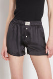 Comme Si Shorts La Boxer Classica Silk Boxer in Black