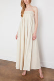 Rohe Casual Dresses Strapless Volume Dress in Sand Rohe Strapless Volume Dress in Sand