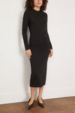 Toteme Casual Dresses Twisted Jersey Dress in Black Toteme Twisted Jersey Dress in Black